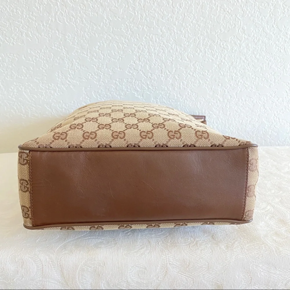 Gucci gg monogram canvas hobo bag